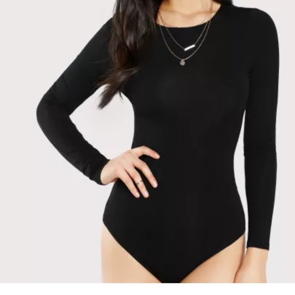 Tops - Black longsleeve bodysuit